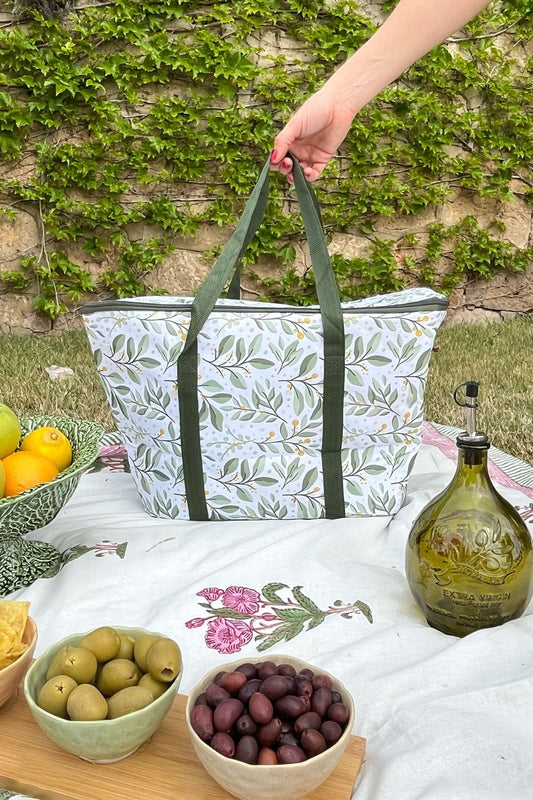 Bolsa Térmica Con Diseño De Hojas - Cristina Oria