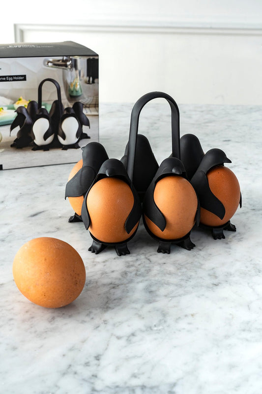 Soporte Para Huevos Pingüinos - Cristina Oria