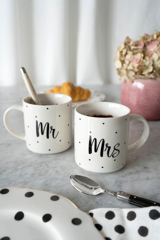 Juego 2 Tazas Mr & Mrs - Cristina Oria