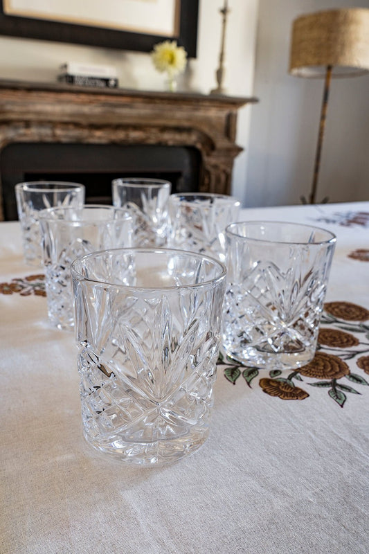 Set 6 Vasos Cristal Pequeños Espiga - Cristina Oria