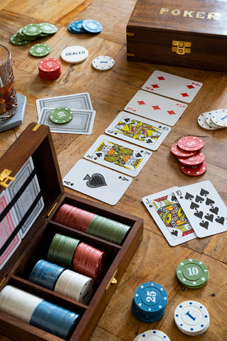 Caja de juegos cartas y dados - Shopmami