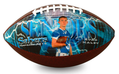 customized football with player picture