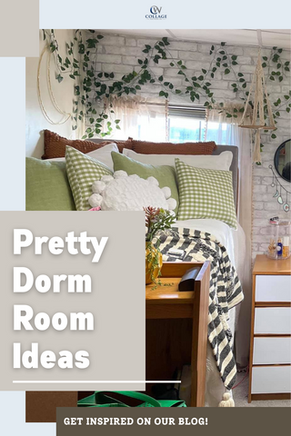 pretty dorm room ideas - boho decor