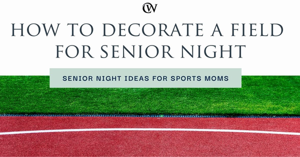 how to decorate a field for senior night