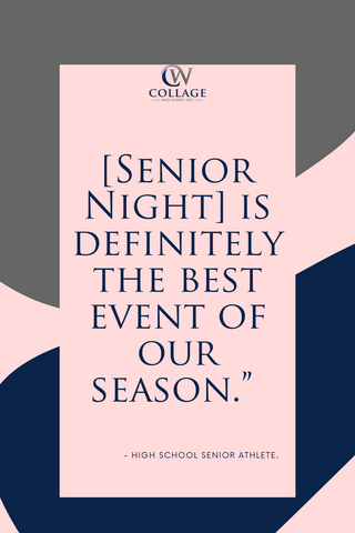 Senior Night is the best event of our season