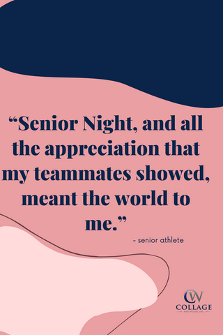 senior night saying