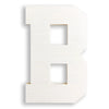 wooden letter B in a variety of sizes