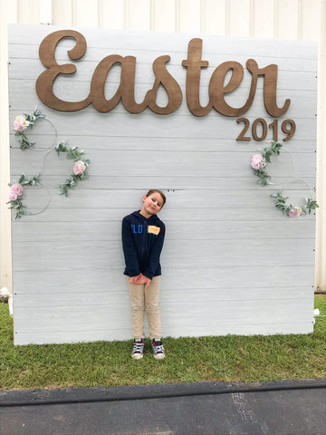 Easter Wooden Letters for Churches