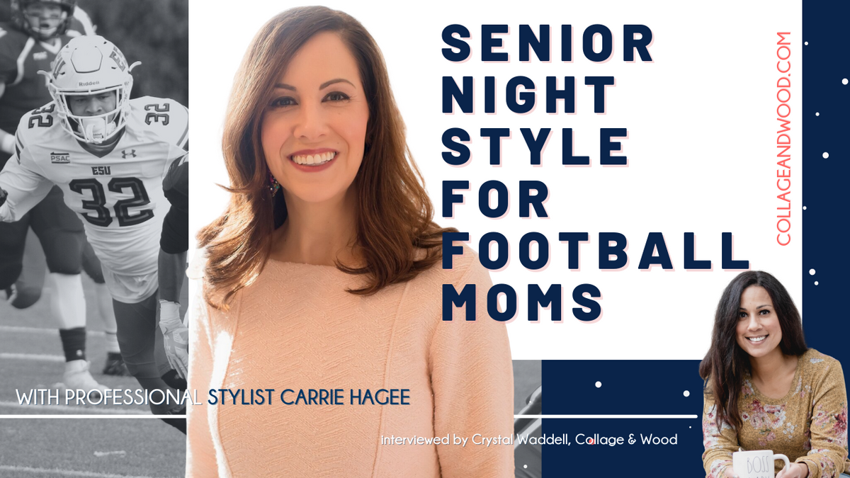 Crystal Waddell and Carrie Hagee talk senior night style for football moms