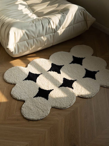 Niceone monotone art rug モノトーン アートラグ