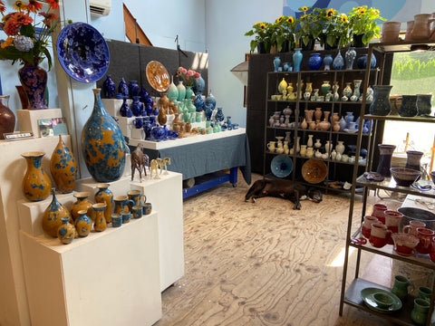 Lindsey Epstein Pottery Studio Interior