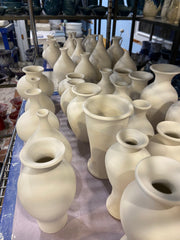Mini Vases in progress