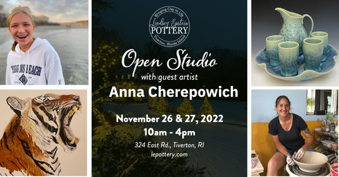 Guest Artist Anna Cherepowich at Lindsey Epstein Pottery