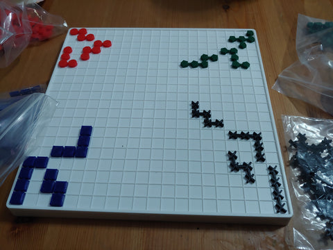 Image of the board with the replacement pieces