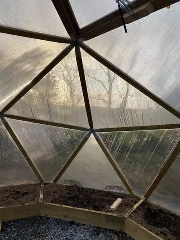 Inside of Multiwall Polycarbonate Greenhouse