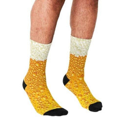 Chaussettes bière mousse homme cadeau 