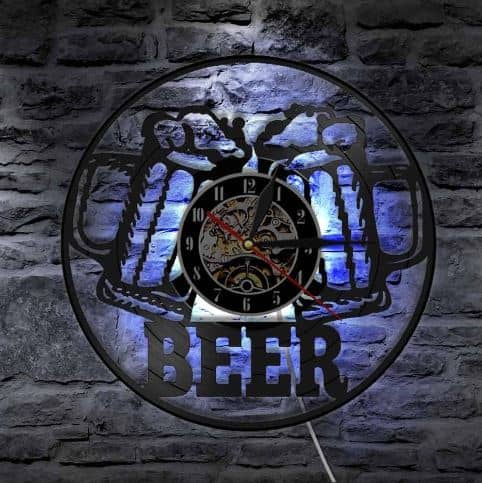 horloge bar led deco