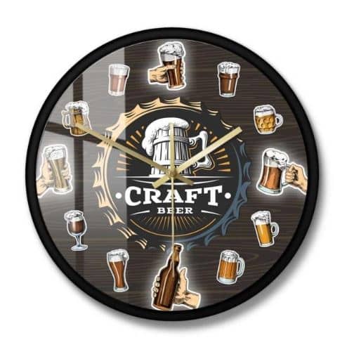 Horloge bar craft beer