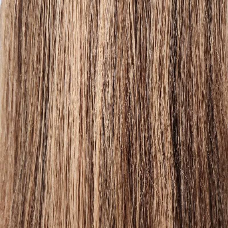 #4/12 is a mocha brown mixed with butterscotch to create a perfect highlight and lowlight warm blend