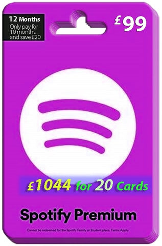 annual spotify subscription