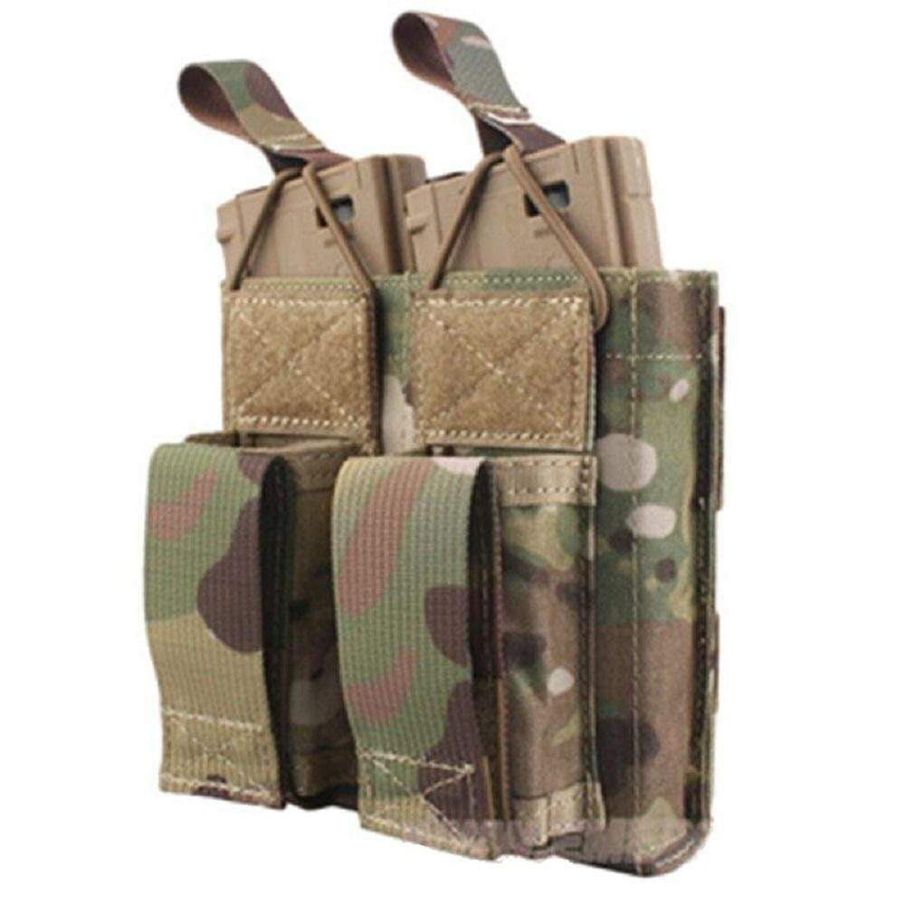 Emersongear Tactical Double M4 5.56mm + 9mm Molle Mag Pouch