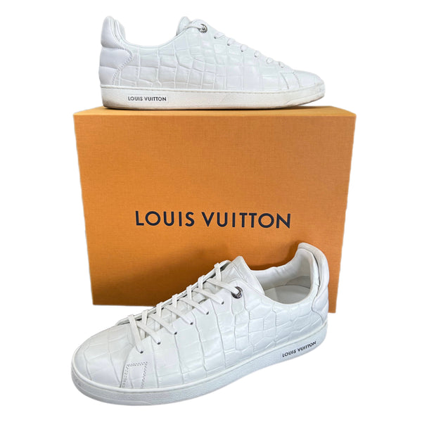 LOUIS VUITTON - Mid-Top Leather Sneakers – Open Vault - Designer