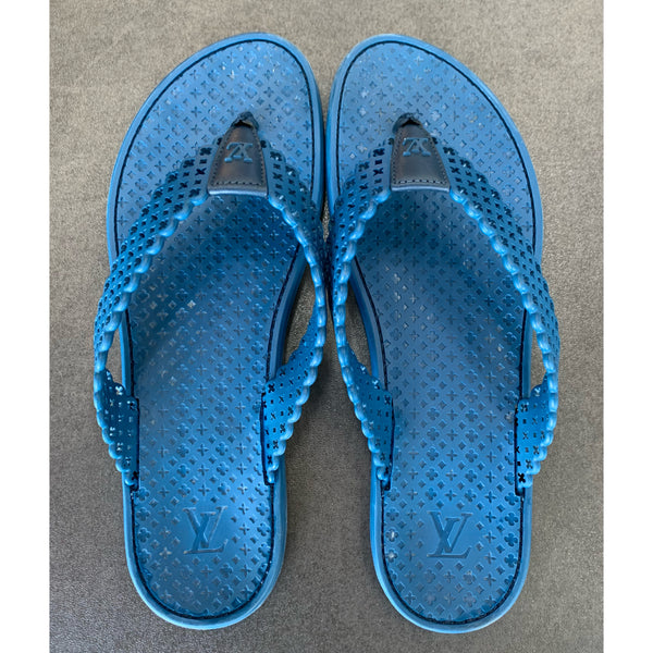 louis vuitton rubber flip flops