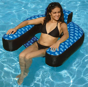 Designer Loop Swimming Pool Inflatable Lounge - Swimline 15120DC