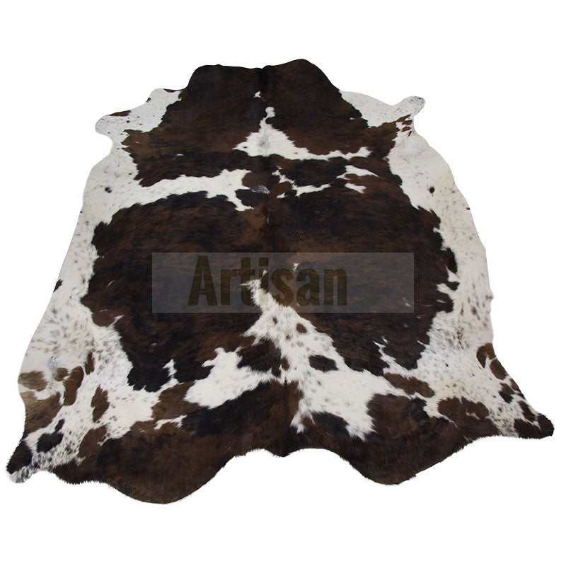 Premium Tricolor Cowhide Rug Size 6.10 FT x 7.3 FT — Luxury Cowhides