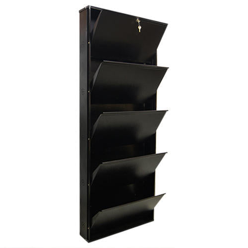 Wall Mount Space Saver Shoe Rack Jumbo 5 Doors 5 Shelves Deals By Hyderabad Ranker