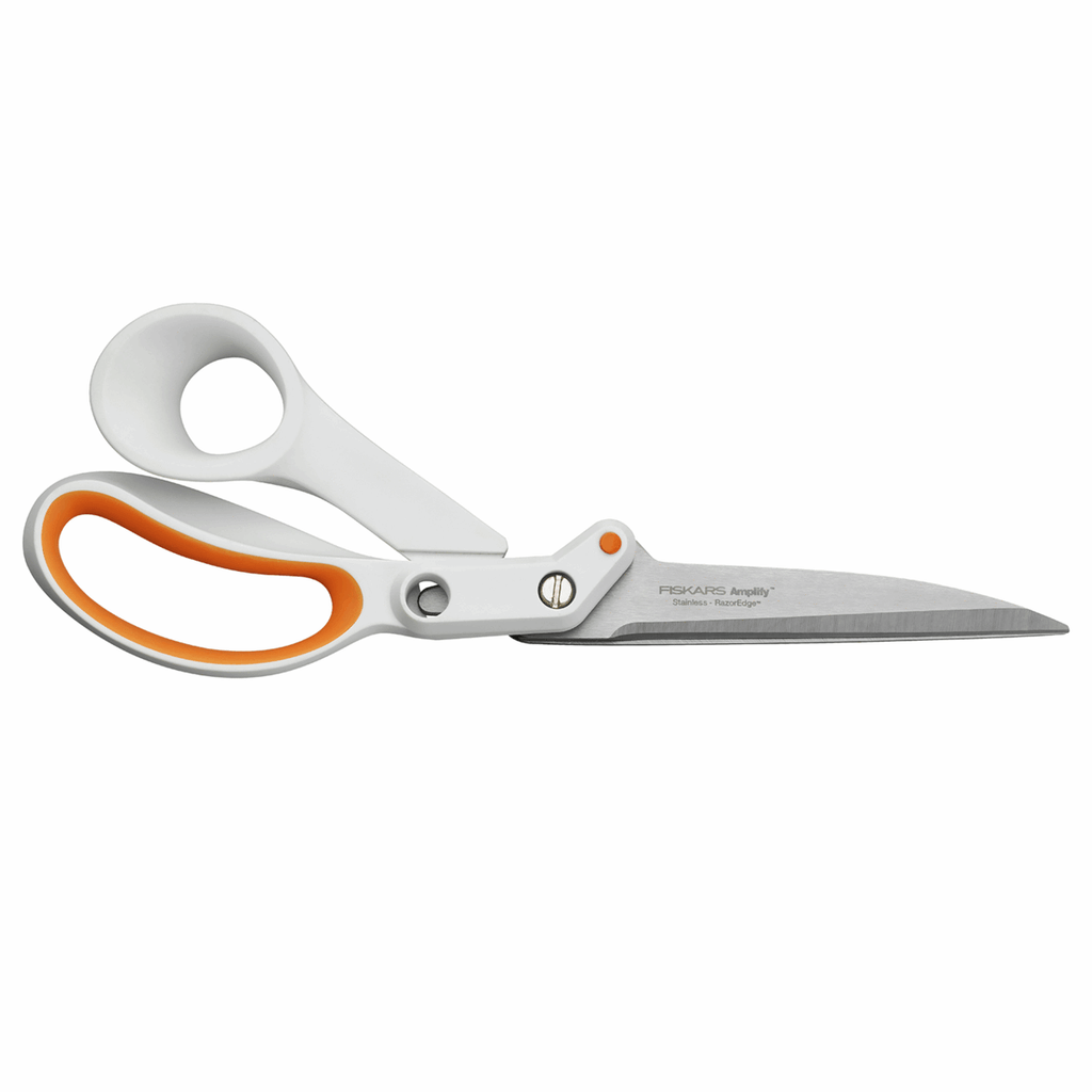 Fiskars Scissors Dressmaking Shears Amplify Heavy Duty 24cm 9.5in Premium  Quality Cutting Fabric Right Handed Sewing Tools 