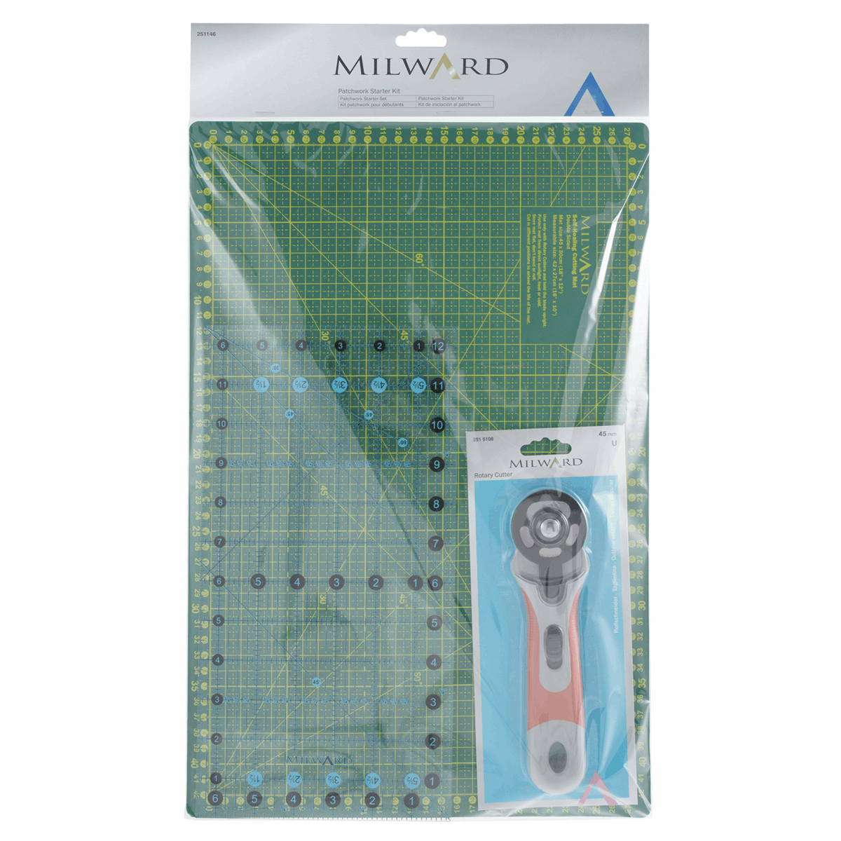 Rotary Fabric Cutter - 45mm Soft Grip * as used on British Sewing Bee