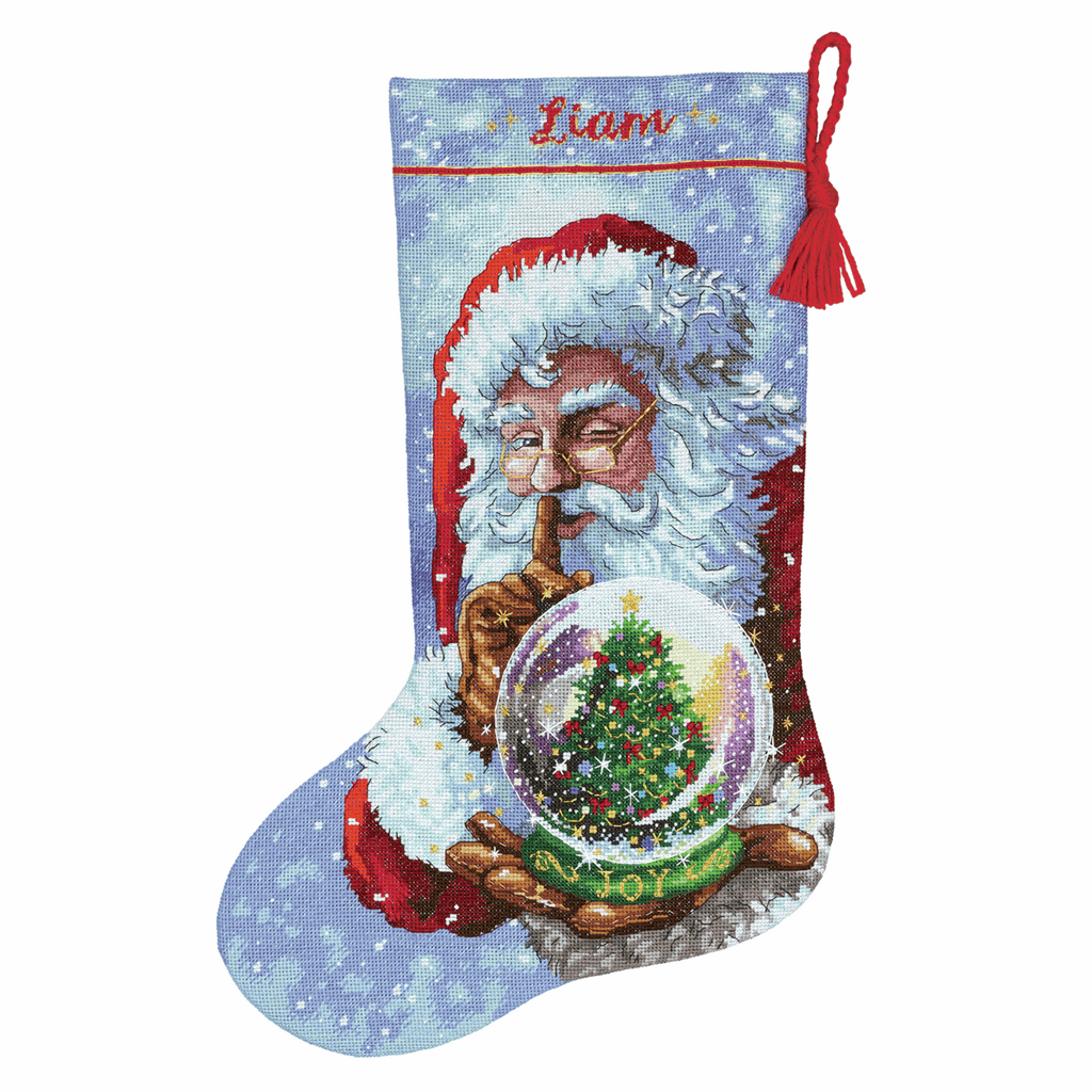 Dimensions Counted Cross Stitch Kit - Santa's Arrival Stocking