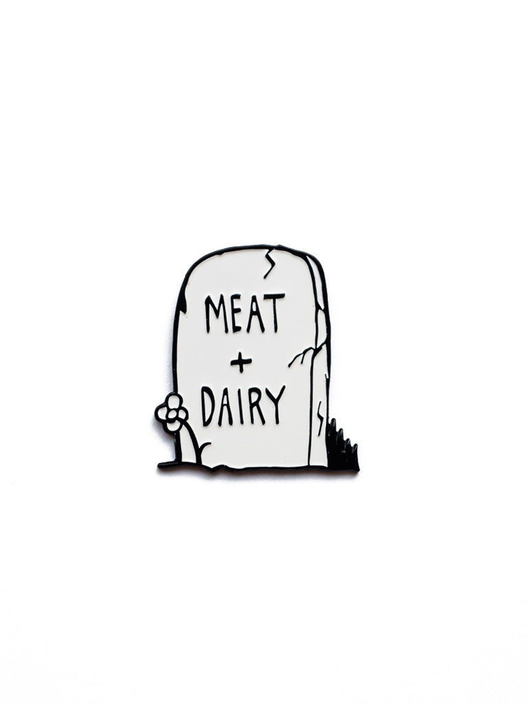 Meat+Diary Tombstone Pin