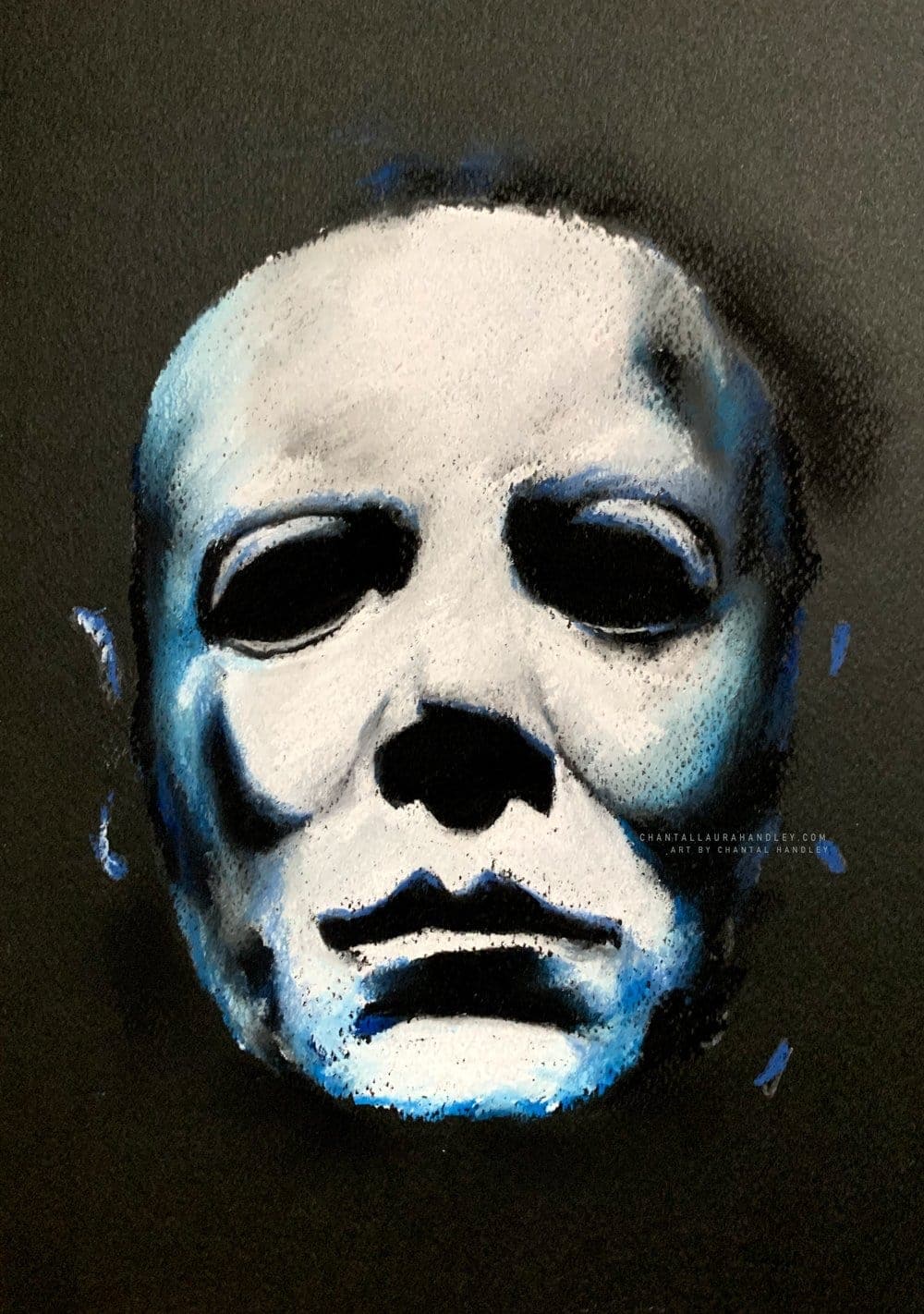 MICHAEL MYERS - HALLOWEEN - Original Pastel Artwork – ChantalLauraHandley