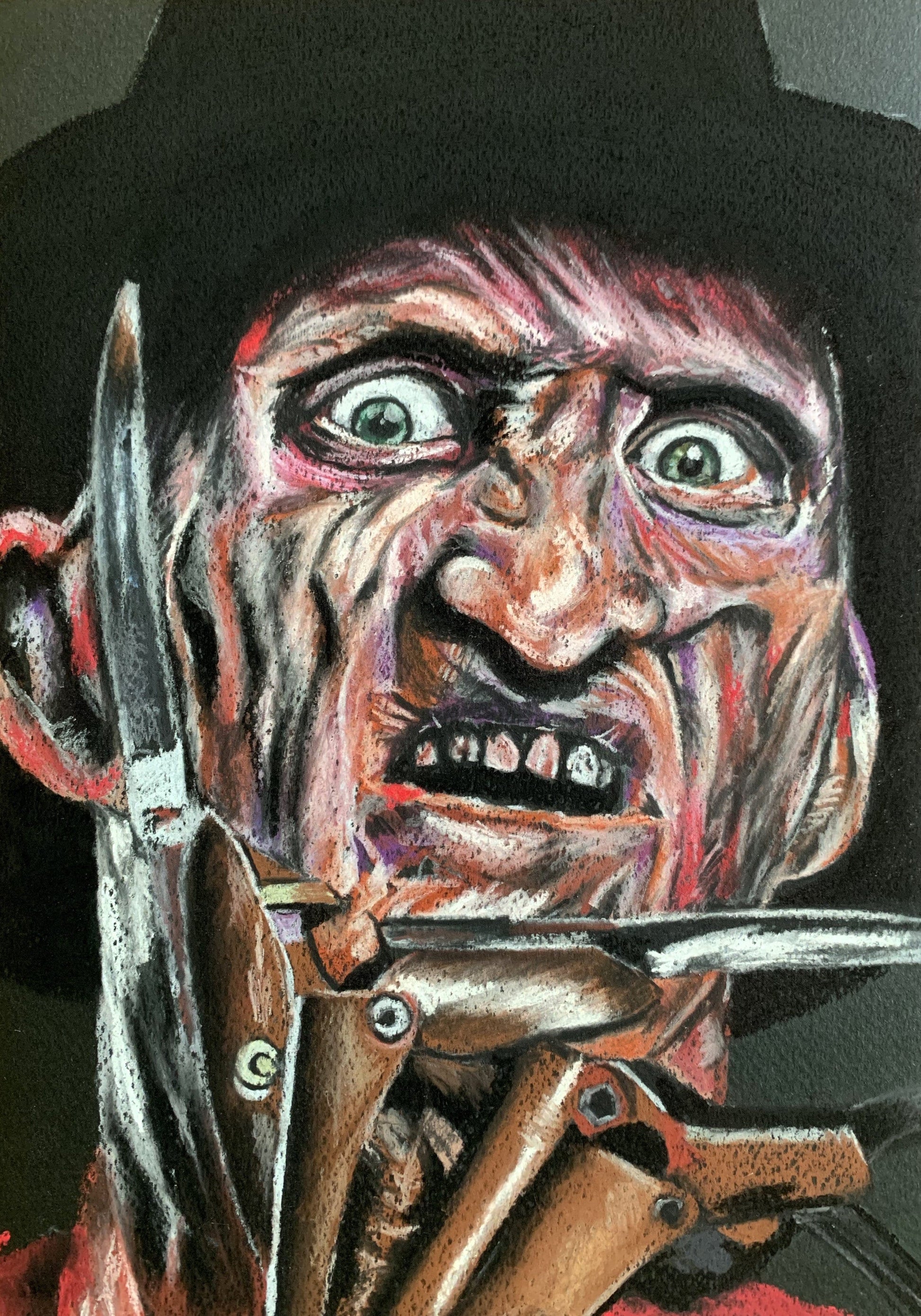 NIGHTMARE ON ELM STREET - Freddy Krueger - Original Pastel Artwork –  ChantalLauraHandley