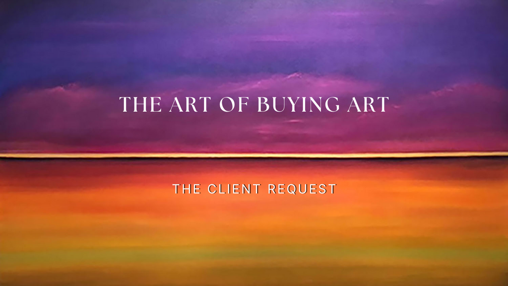 Studio Brambilla Toronto Artist: Home Decor: The art of buying art - The client request