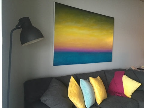 Studio Brambilla Toronto Artist: Home Decor: The art of buying art - Capturing Your Colours - Large wall art