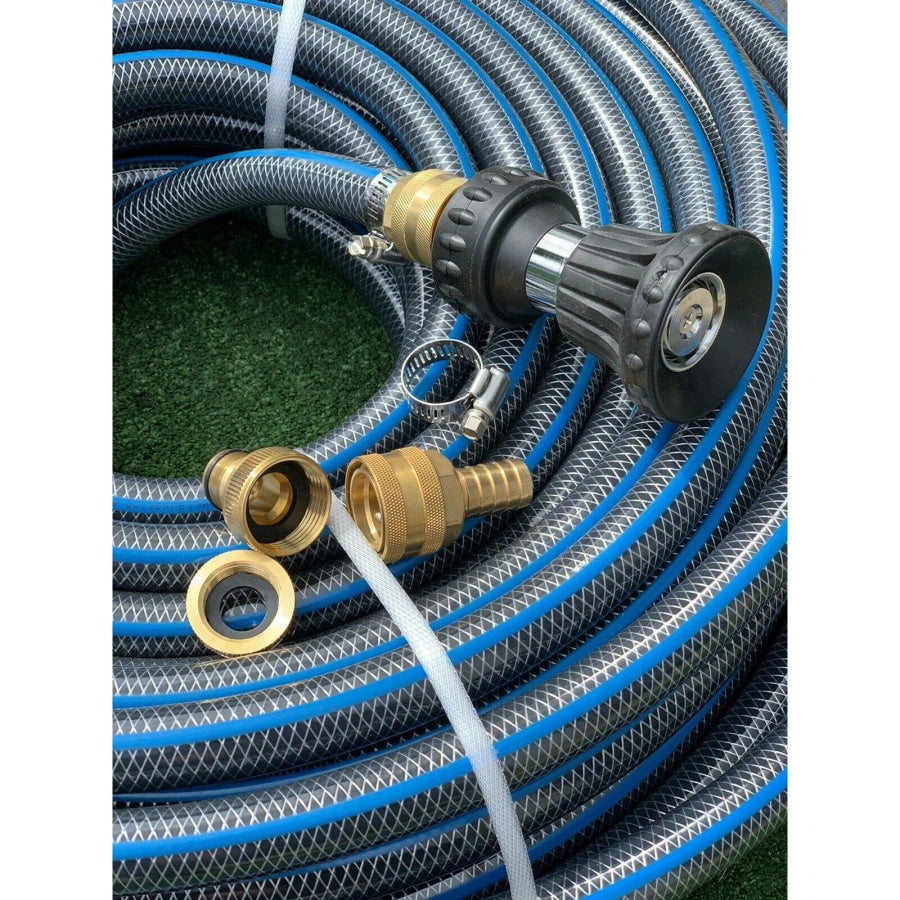 ZORRO Ultimate Garden Hose & Cart with Brass Fittings & Nozzle 12mm - Hose  Factory
