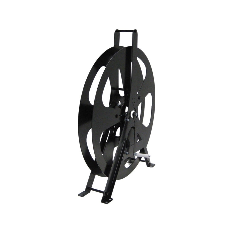 Layflat Hose Reel Powder Coated Steel Black 50mm - Hose Factory