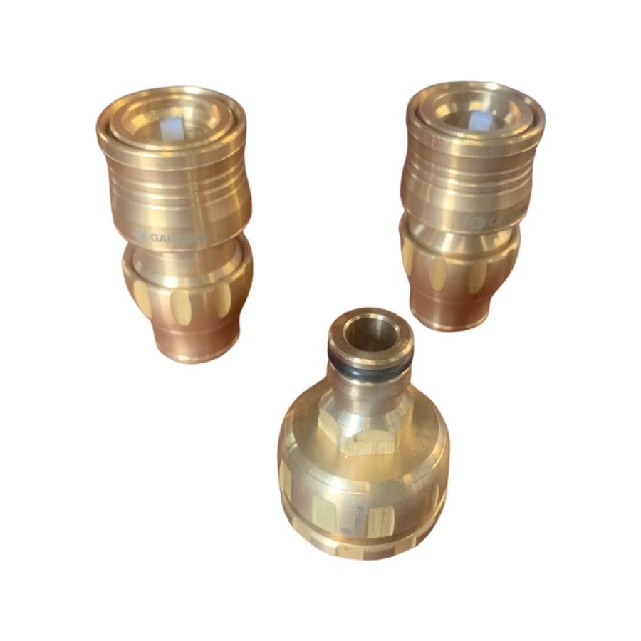 ⌀12mm Brass Hose Connector Set - Holman Industries