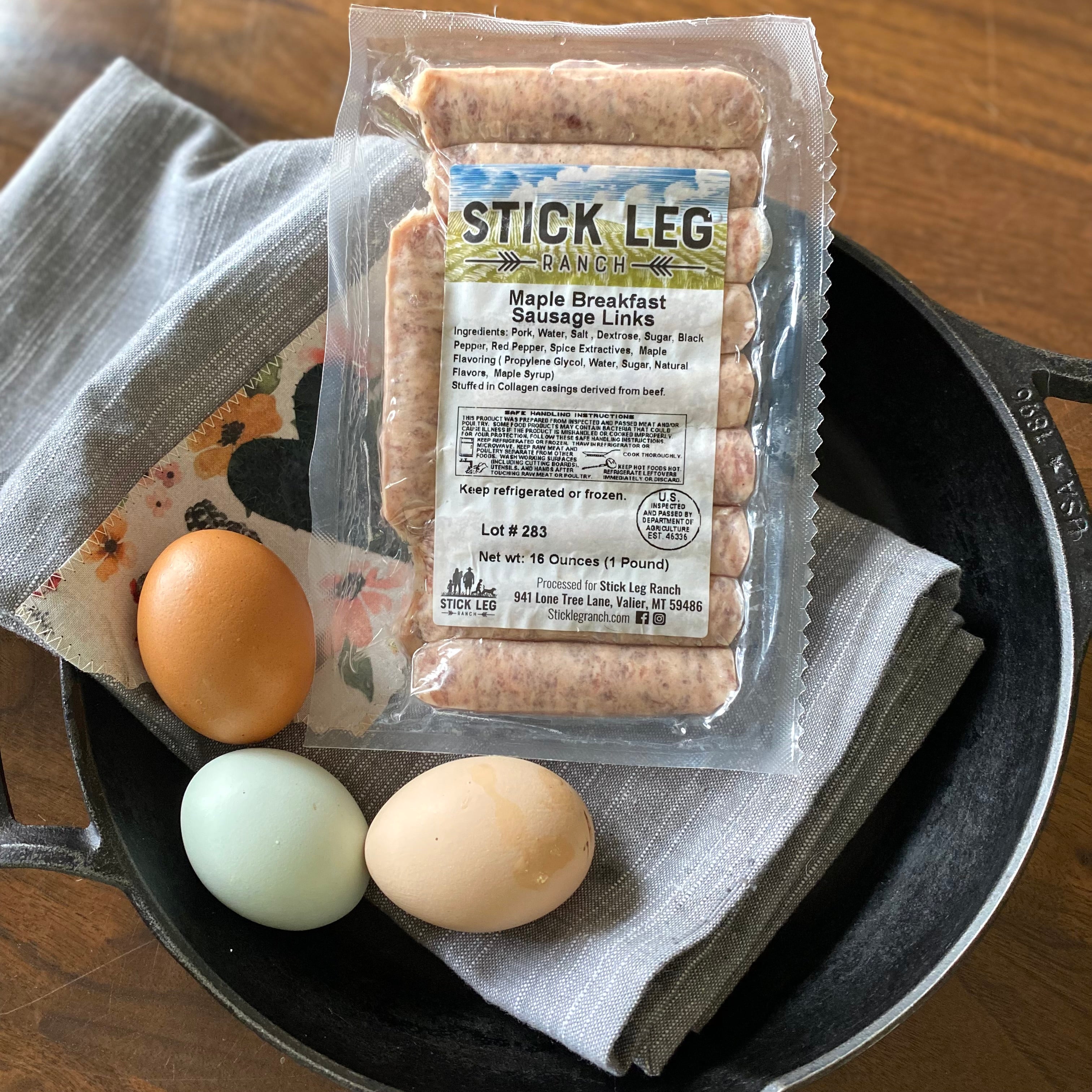 PORK MAPLE LINKS