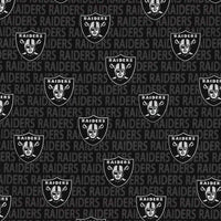 NFL Las Vegas Raiders Cotton Fabric Mini - Team Fabric - Same Day Fabric - Fabric Traditions