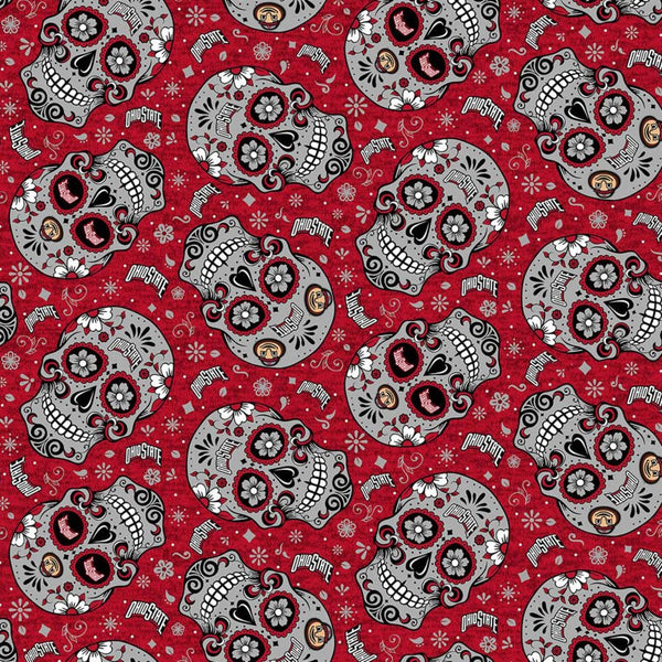 Rutgers University RU Scarlet Knights Cotton Fabric Tone on Tone, By The  Yard