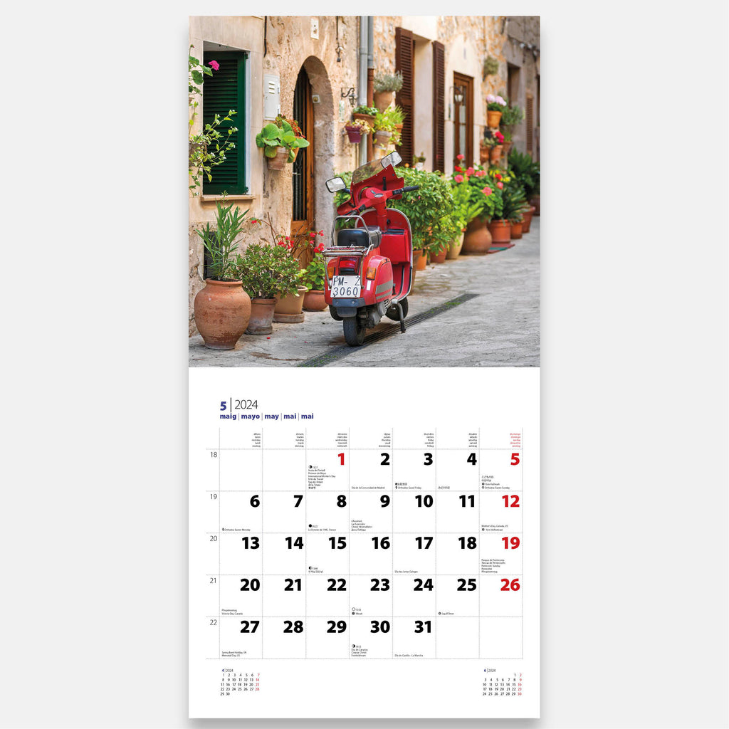 MALLORCA Calendar 2024 Porto Pi cover Large Wall Calendar