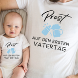 Baby Body & Papa T-Shirt Set "Erster Vatertag"