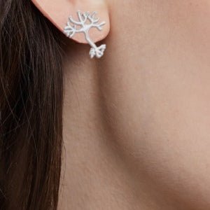 CAJAL BETA neuron stud earrings