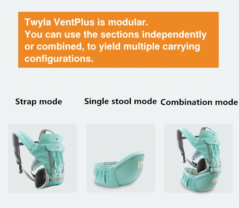 Ergonomic Baby Carrier VentPlus Twyla Urban Baby Kangaroo Carrier