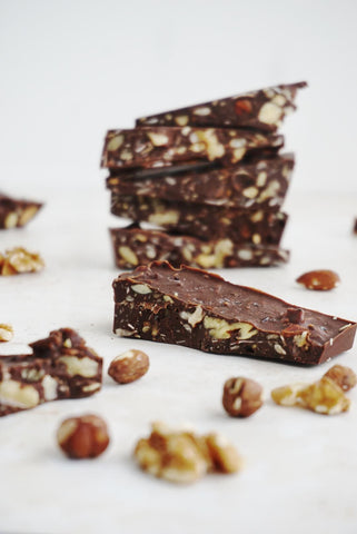 Chocolate Barks - Keto Chocolate Recipe OKONO