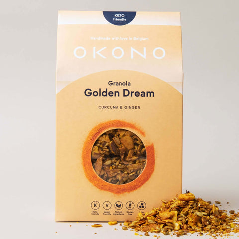 OKONO Keto Granola Golden Dream New Packaging